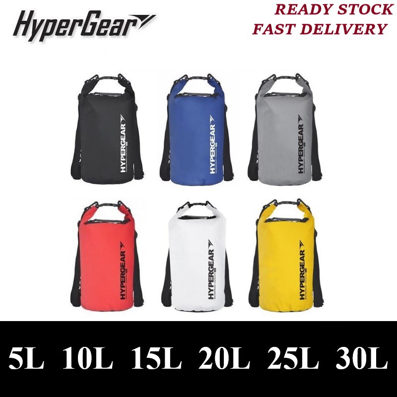 Hypergear Dry Bag Waterproof Kalis Air Backpack Sling 5l 10l 15l 20l 25l Shopee Malaysia
