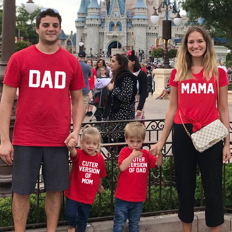 Family Matching Mom Dad Son Daughter Clothes Mommy And Me Clothes Birthday Short Sleeve T Shirt Boys Matching Tshirt 1 10years Shopee Malaysia