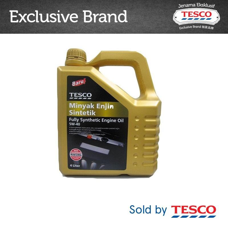 Tesco fully synthetic oil 5w-40 (4l)