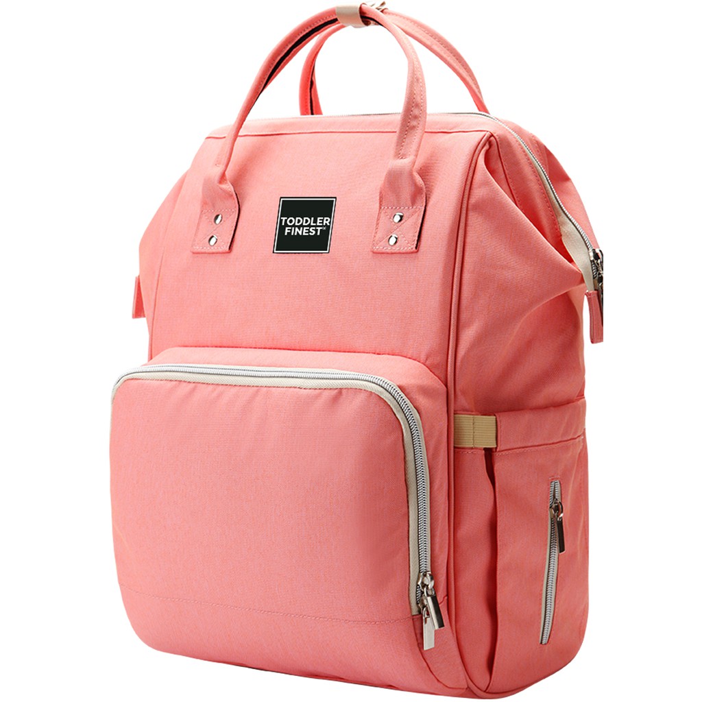 Designer Diaper Bag Backpack Travel Organizer Tote Nappy Baby Bags Pink Shopee Malaysia