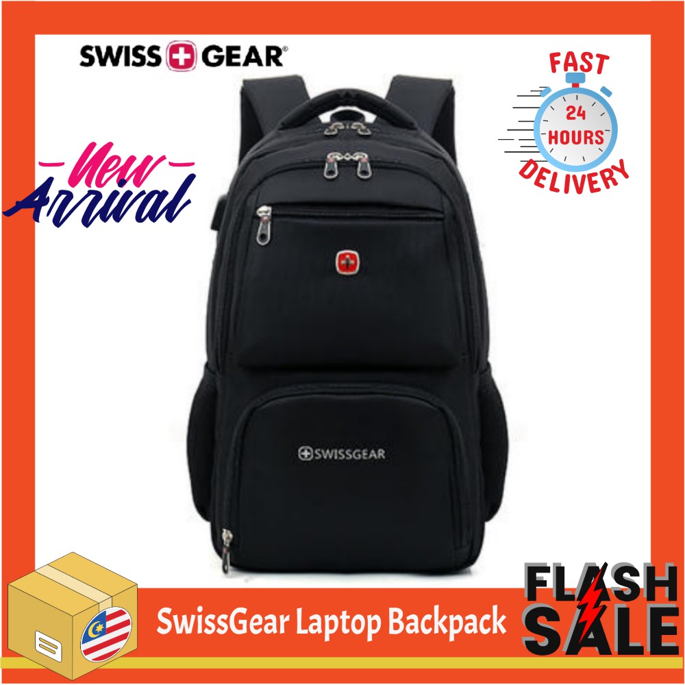 Swissgear Scansmart Backpack Laptop Backpack Travel Bag School Bag 17 Inch Bag Shopee Malaysia