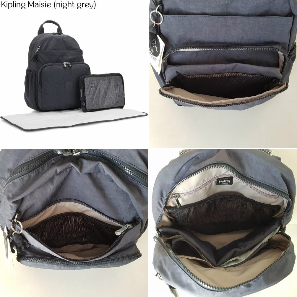 Nwt Kipling Maisie Medium Baby Backpack Diaper Bag With Changing Mat Imported From Uk Shopee Malaysia