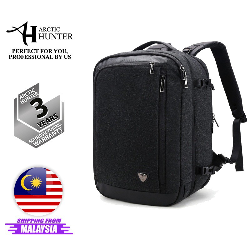 Arctic Hunter I Suitcase Backpack 2 In 1 Detachable Laptop Briefcase Travel Multi Compartment Big Capacity 15 6