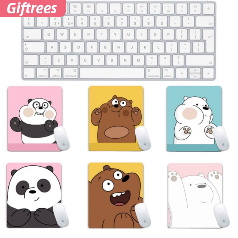 We Bare Bears Computer Peripheral Cute Cartoon Mouse Pad Shopee Malaysia