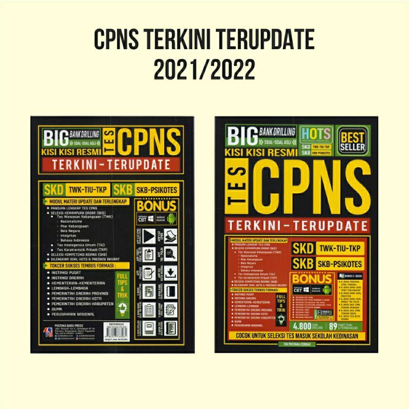 Jadi soal post test diklat pkp tik / informatika sekolah menengah pertama berbetuk soal ujian yang berorientasi pada keterampilan berpikir tingkat tinggi . Cpns Grid Book 2021 The Latest And Updated Cpns Book Shopee Malaysia