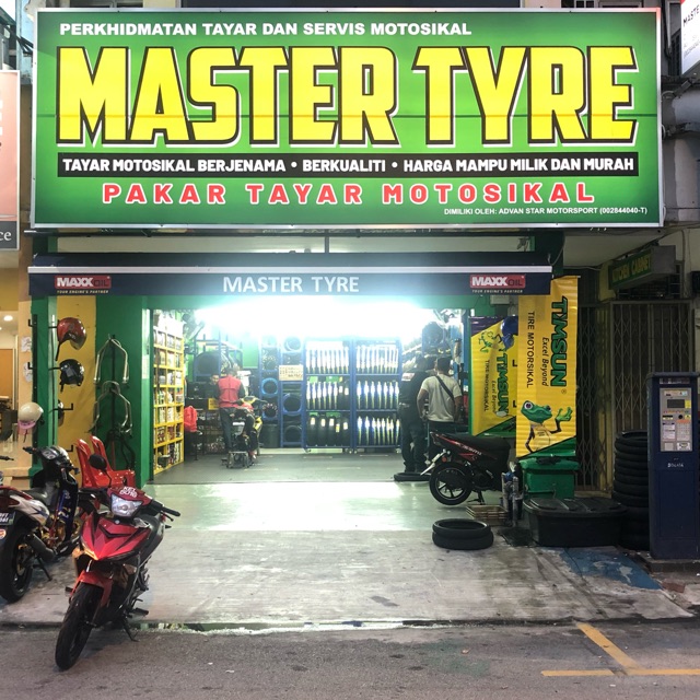 Pusat servis tayar motor murah !!! Master Tyre Motorcycle Tyre Specialist Shopee Malaysia