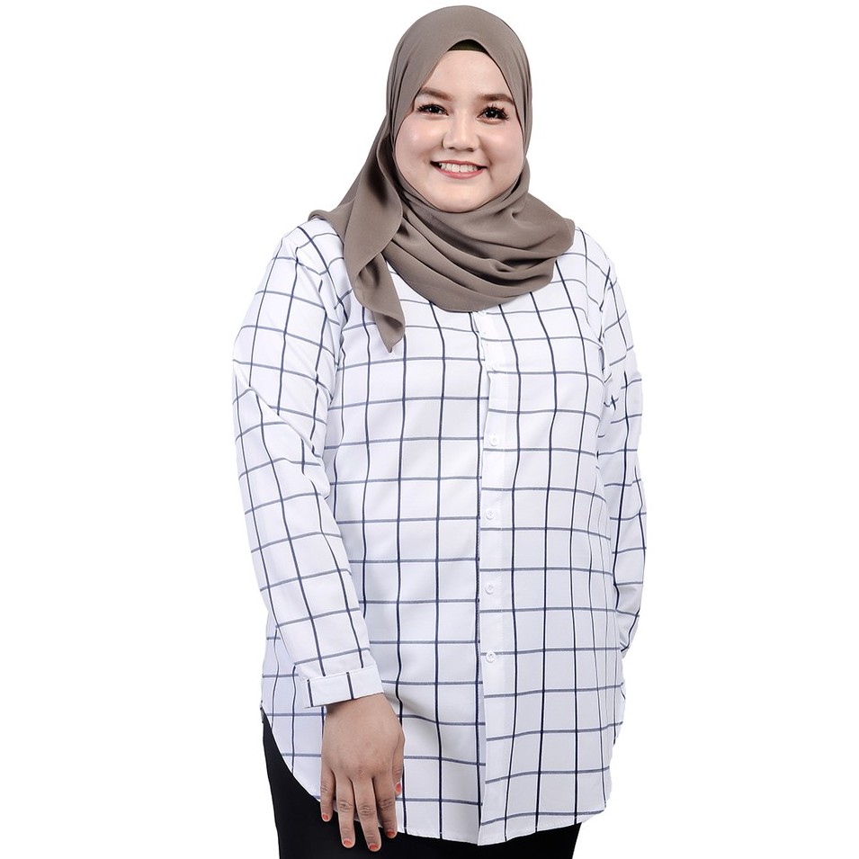 6711 View Plus Size Muslimah Elegant Square Dress Up Shopee Malaysia