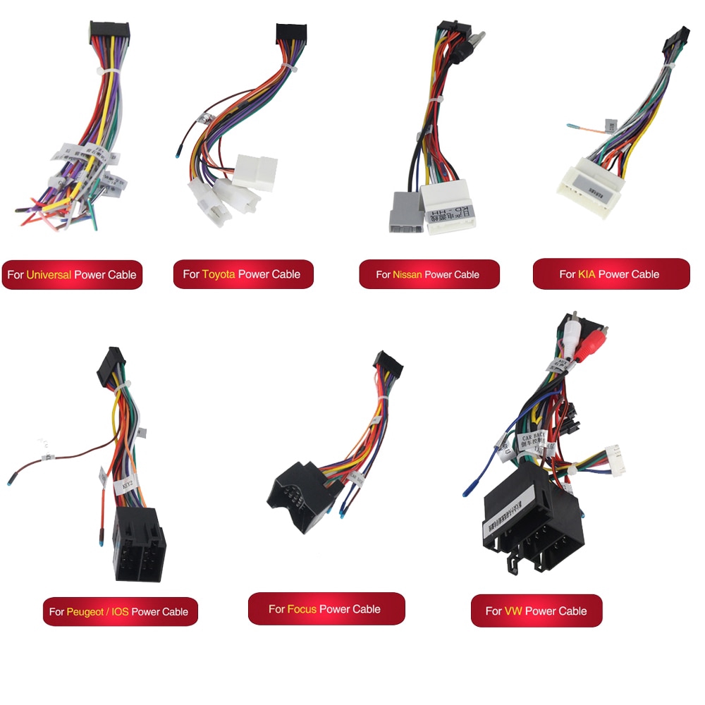 Here are 10 car insurance hacks the providers d. Android Radio Car Accessories Wire Wiring Harness Adapter Connector Plug Universal Cable For Focus Kia Nissian Toyota Shopee Malaysia