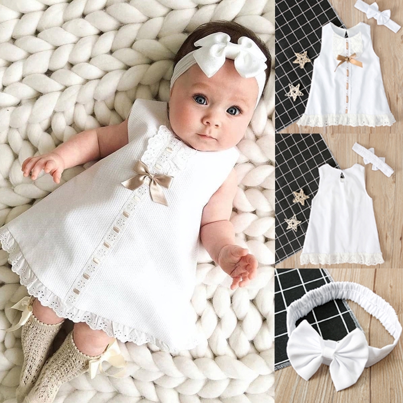 ℒℴѵℯ Newborn Infant Baby Girl White Princess Lace Romper Dress Clothes Outfit Sets Shopee Malaysia