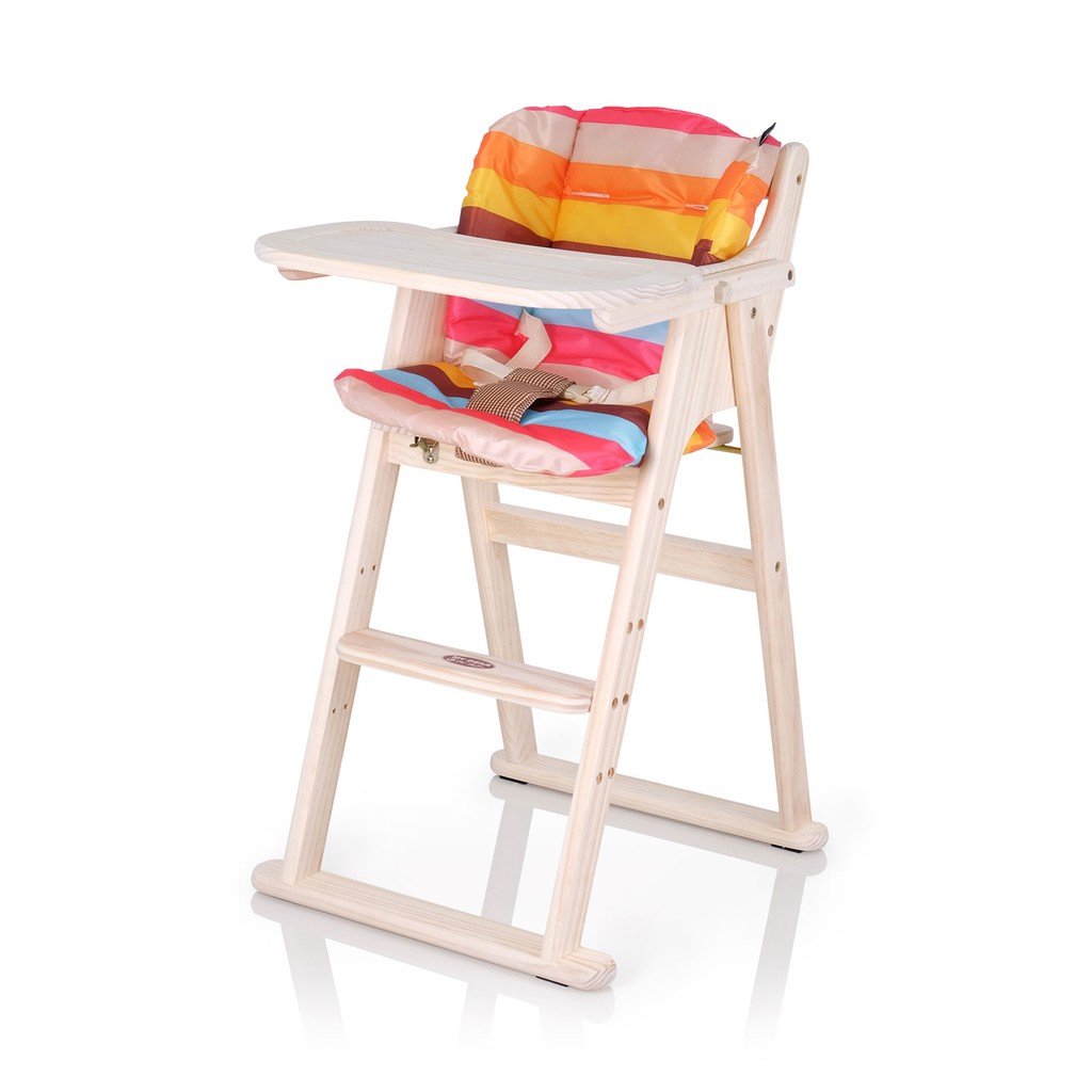 My Dear Baby Wooden High Chair 31021 Shopee Malaysia