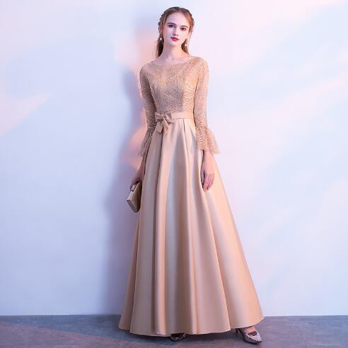 New Elegant Formal Dinner Dress Long Trumpet Sleeve Kurung Lace Wedding Dresses Shopee Malaysia