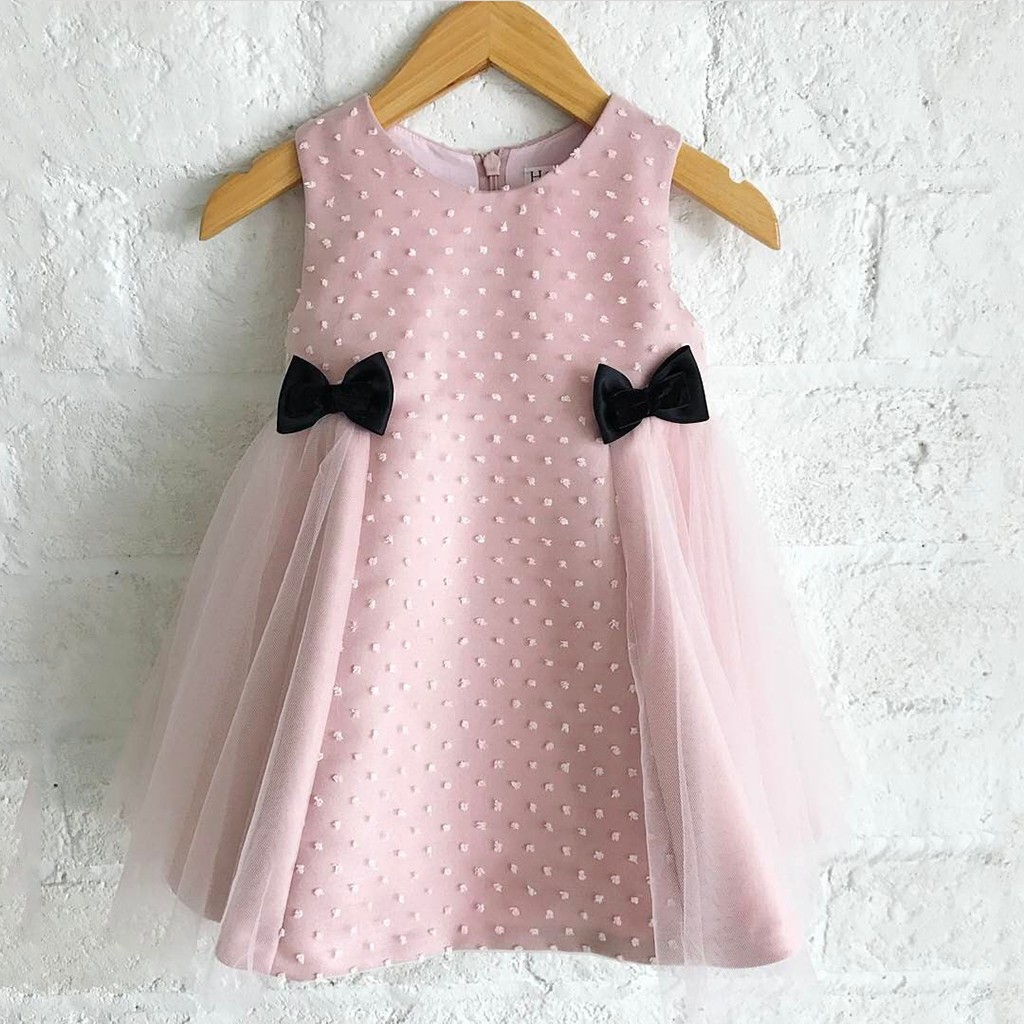Toddler Baby Girls Dress Newborn Sleeveless Dress Princess Dress Cotton Dress Shopee Malaysia