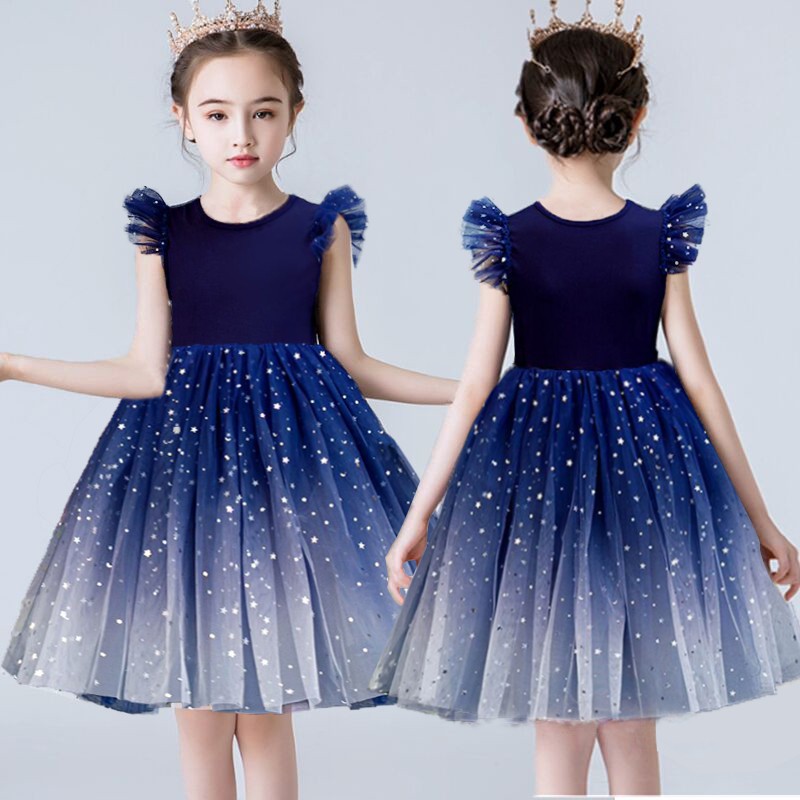 Nnjxd Baby Kids Girl Party Birthday Dress Tutu Princess Children Clothes Wedding Gown Shopee Malaysia
