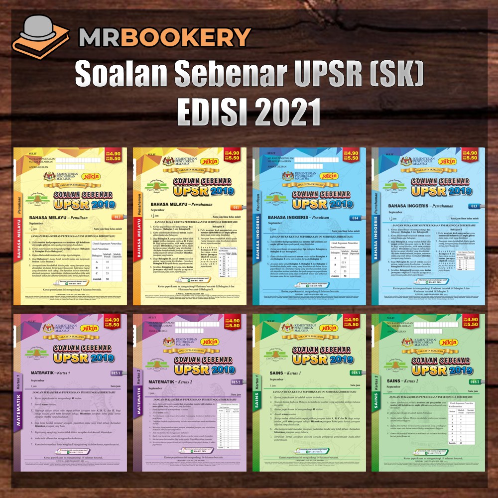 Nimstudy set ulangkaji soalan sebenar upsr 2016, 2017 dan 2018 assalamualaikum w.b.t dan salam mesra! Buy Mrbookery Past Year Upsr Kertas Soalan Sebenar Upsr Sk 2016 2019 Seetracker Malaysia