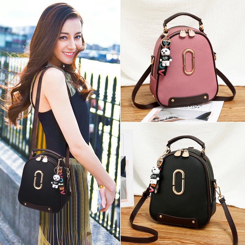 One Week Delivery Xizi Selection Korean Backpack Shoulder Bag Large Capacity Fashion Soft Leather Lady Crossbody Bag Handbag Waterproof Shopee Malaysia