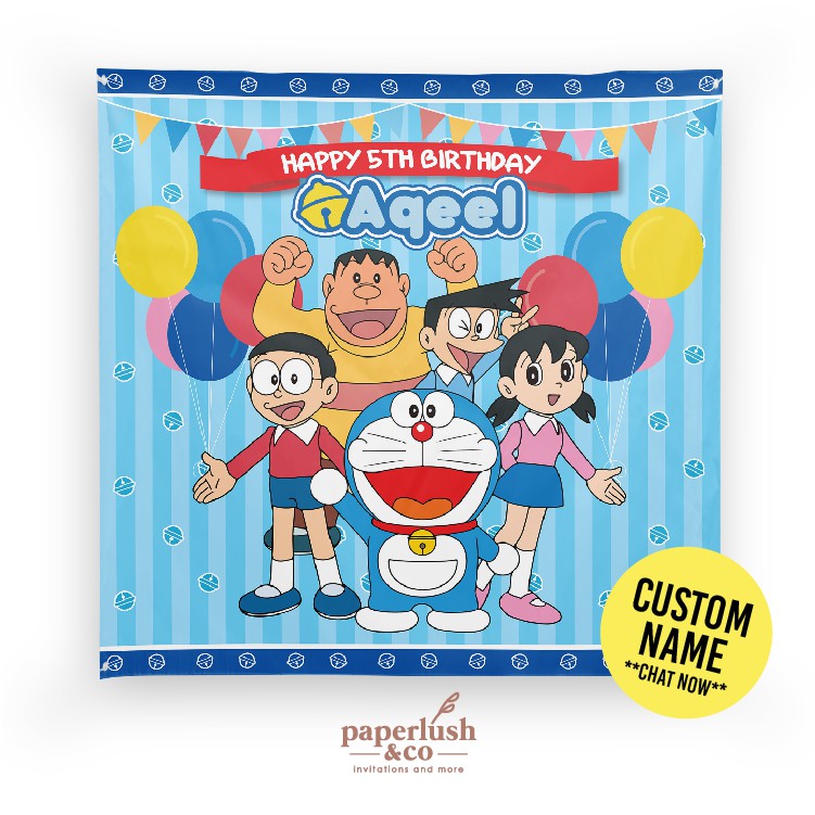 Doraemon Invitation Background Allwallpaper