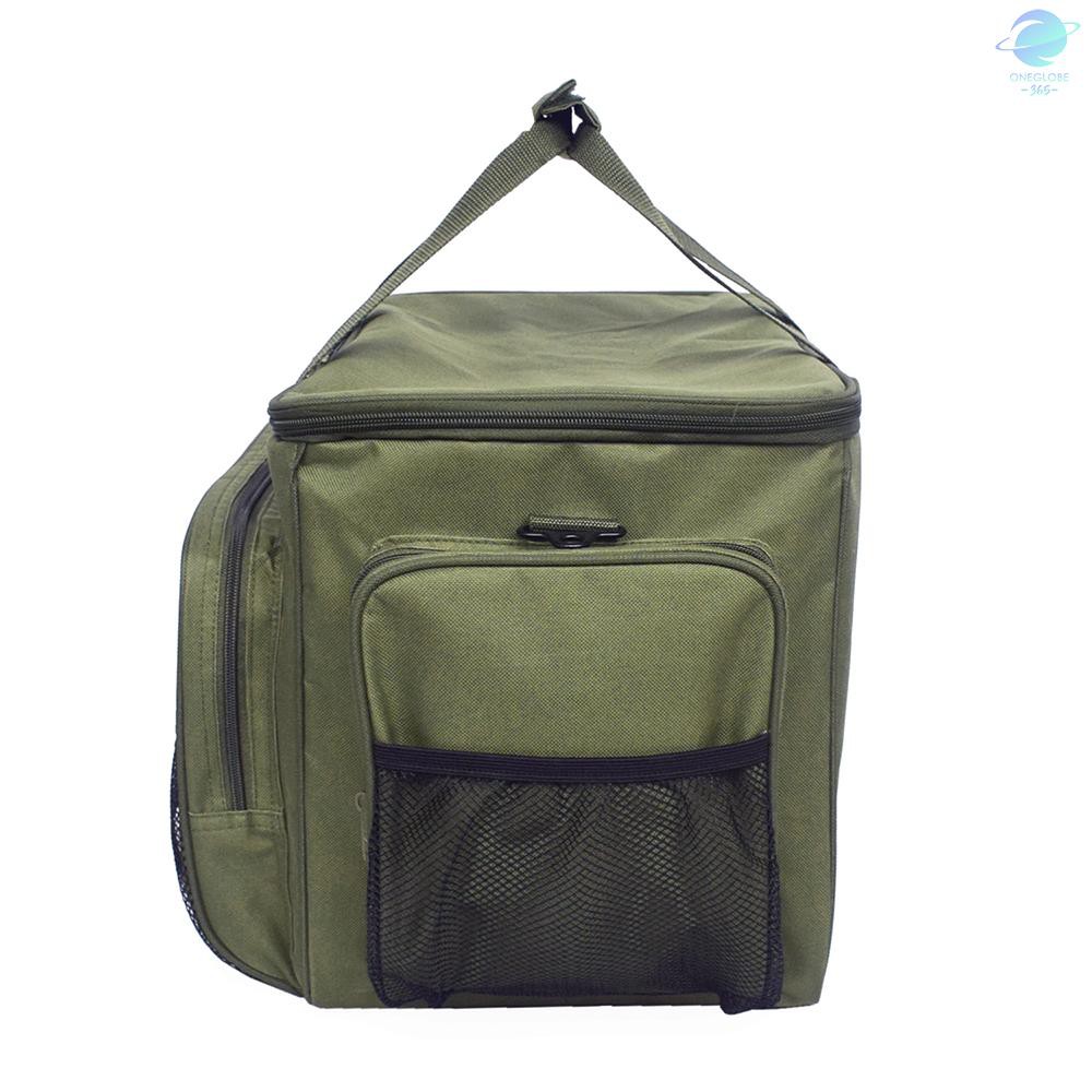 O G Outdoor Camping Cooler Bag Insulated Lunch Box Fishing Tackle Bag Case Hunting Hiking Picnic Shopee Malaysia