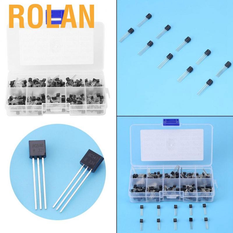 Rolan 200pcs 10 Values Npn Pnp To 92 Bc327 Bc558 Transistor