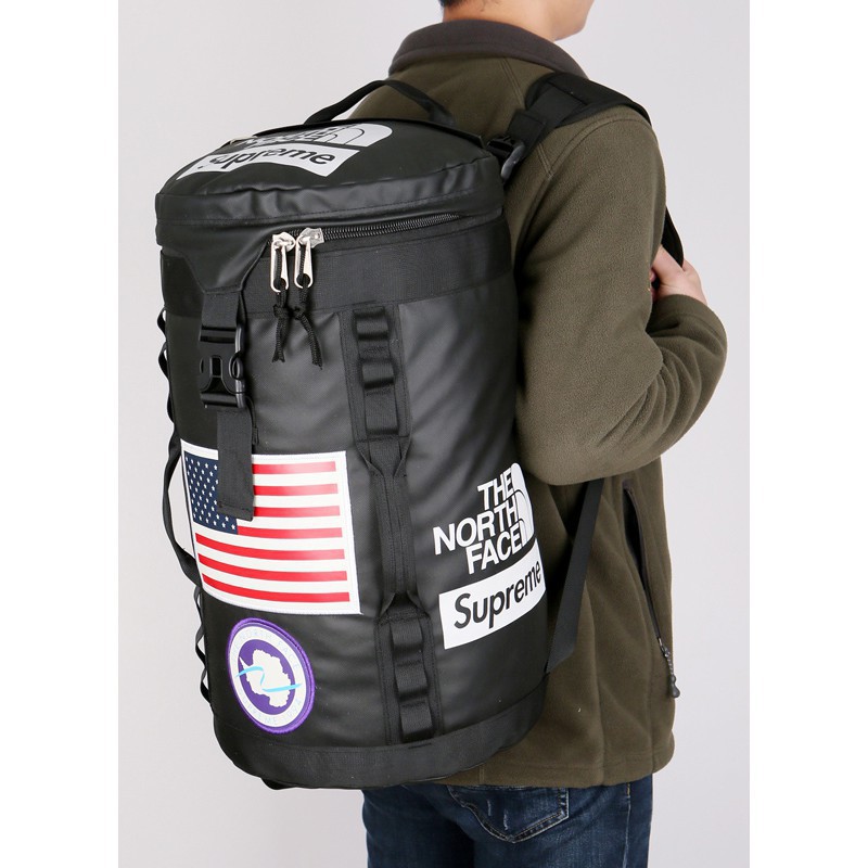 Spot The North Face Supreme Waterproof Sports Backpack Travelling Bag Shopee Malaysia