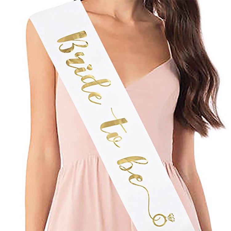 Bride To Be Bachelorette Party Sash For Hen Party Wedding Bridal Shopee Malaysia