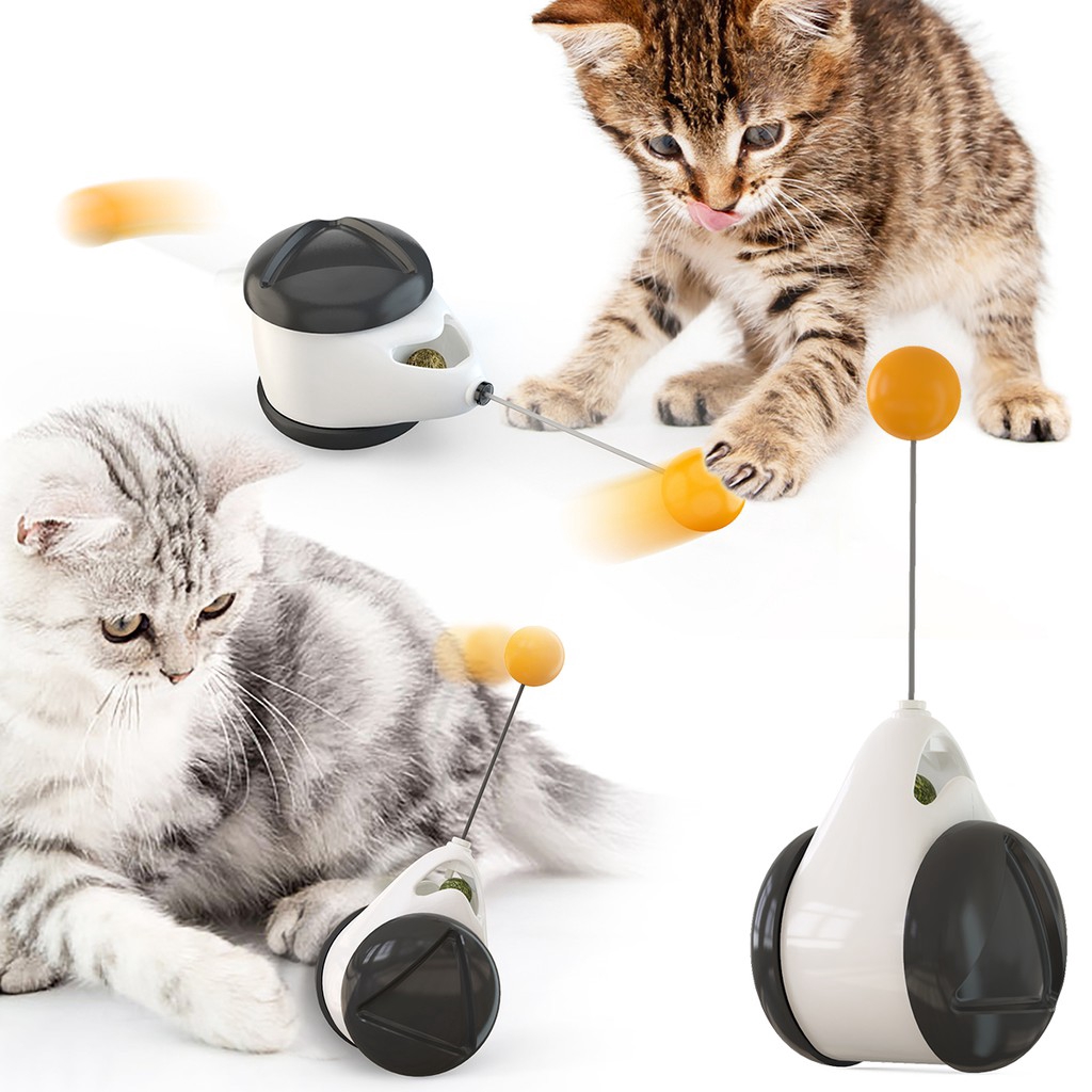 Smart cat toy with wheels automatic no need recharge cat toys