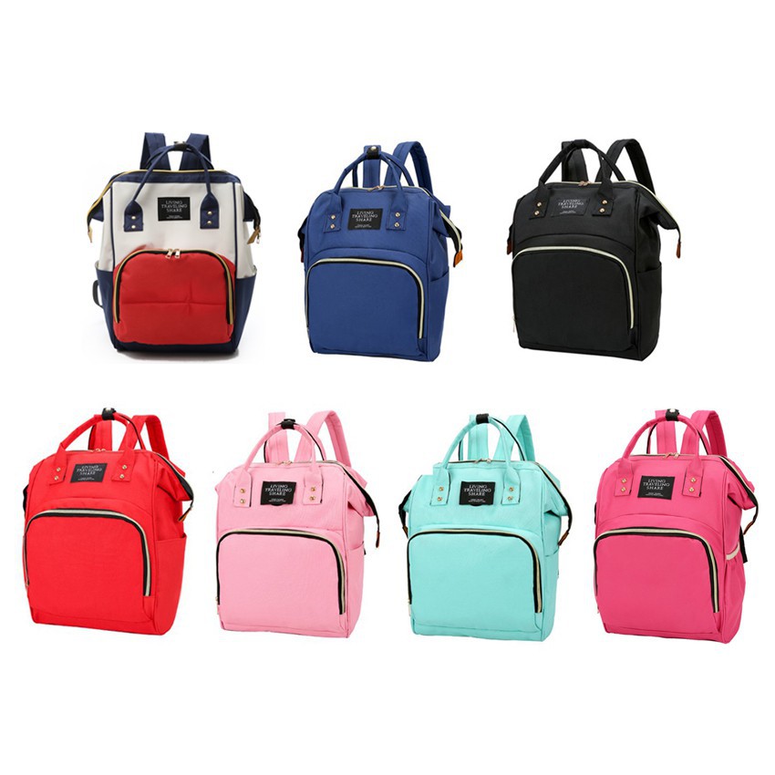 Ready Stock Grimo Mummy Women S Casual Backpack Kid S School Travel Bags Beg Tangan Wanita Diaper Bag Lady Confinement Shopee Malaysia