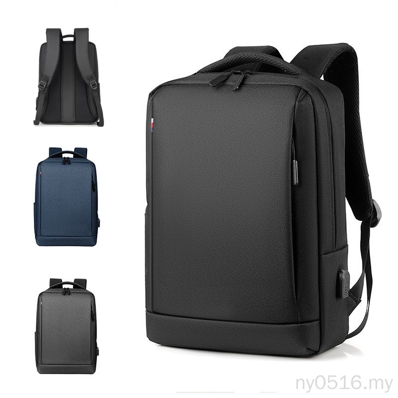 Casual Backpack Business Laptop Bag Multi Function Handbag Oxford Waterproof Shoulder Bag Travel Backpack With Usb Charging Port Shopee Malaysia