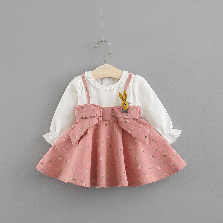 Baby Girl Dress 1 3 Years Old Baby Girl Toddler Skirt Cotton 2 Female Baby Long Shopee Malaysia