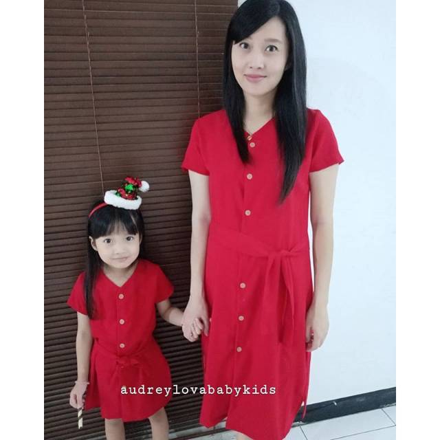 Set 126 Jolie Dress Dress Couple Mom And Baby Dress Chinese New Year Clothes Children Dress Twin Mother And Children Shopee Malaysia