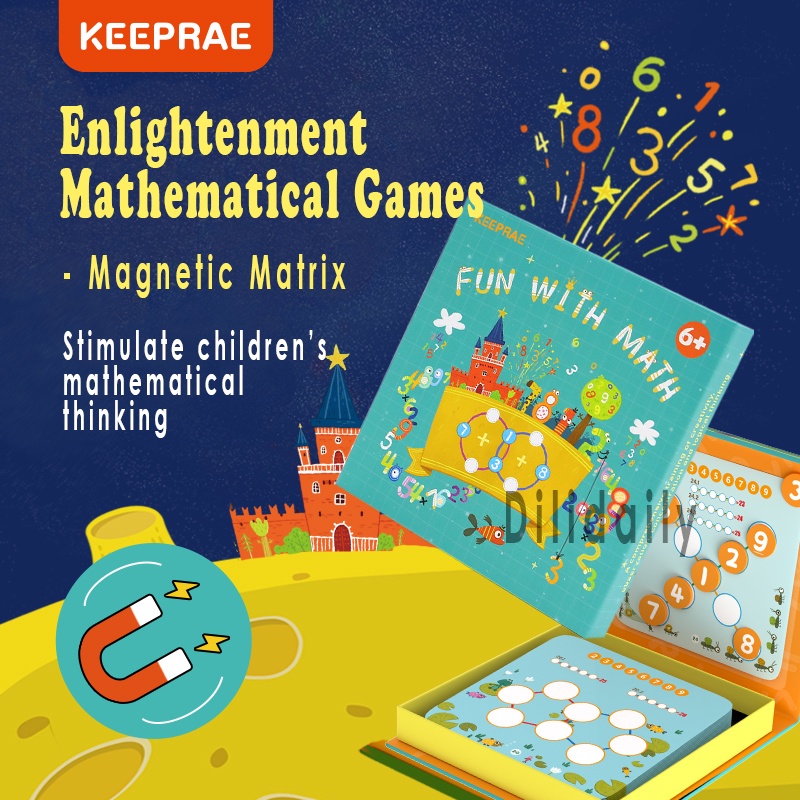 10 best math board games · sumoku · sum swamp · equate · pay day · clumsy thief · fish stix · rummikub · connect 4. Keeprae Fun With Math Board Games Children Numbers Game Shopee Malaysia