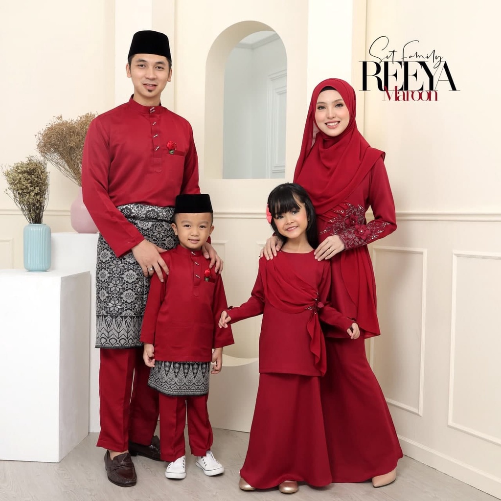 Discover recipes, home ideas, style inspiration and other ideas to try. Set Family Baju Kurung Reeya Baju Melayu Warna Maroon Raya 2022 Baju Kurung Lace By Moff2u Shopee Malaysia