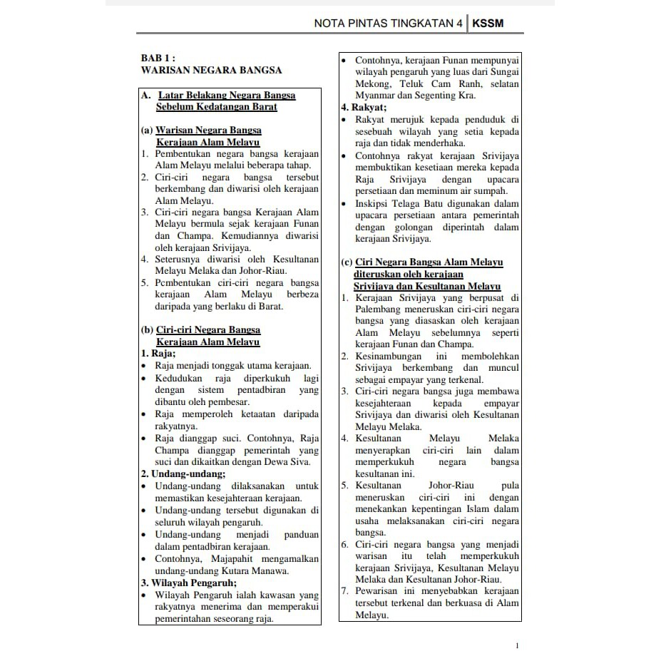  kepelbagaian sumber dan kajian sejarah menyebabkan. Nota Berpandu Sejarah Tingkatan 1 2 3 4 5 Kssm Shopee Malaysia