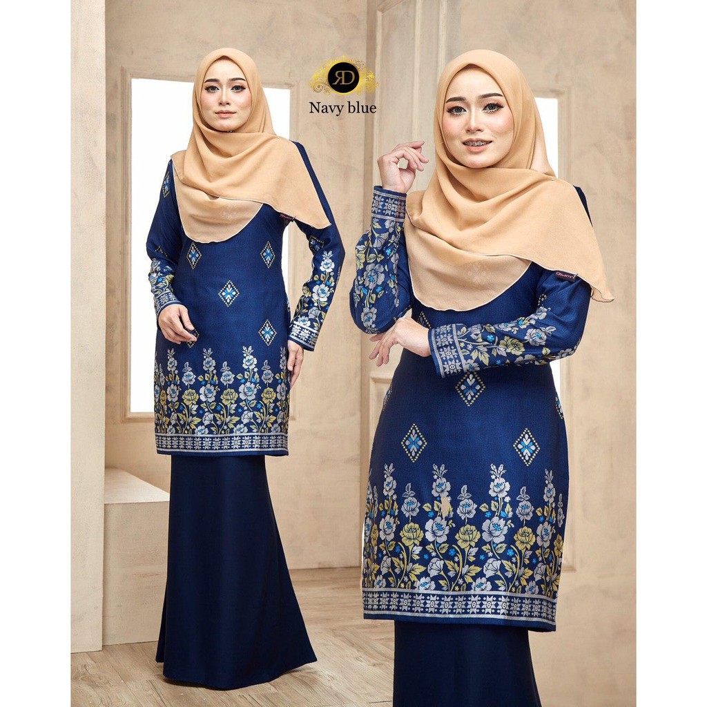 Baju raya 2019 kurung moden songket bunga tabur kurung. Baju Kurung Moden Songket Mahsuri Fast Shipping Shopee Malaysia