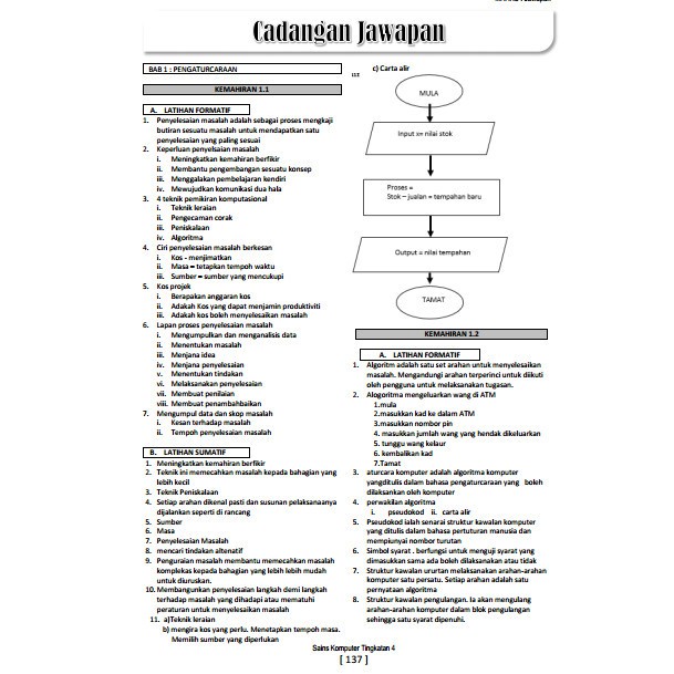 Bab 1, 2, 3, 4, 5, 6, 7, 8, 9, 10, 11, 12. Jawapan Buku Latihan Sains Tingkatan 4