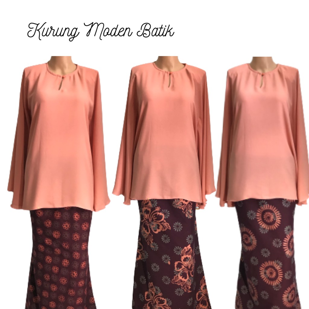 Baju kurung moden kain songket fesyen trend terkini baju raya 2017. Baju Kurung Moden 2022 Muslimah Kurung Batik Cotton Kain Batik Cotton Batik Viral Asli Terengganu Handmade Shopee Malaysia