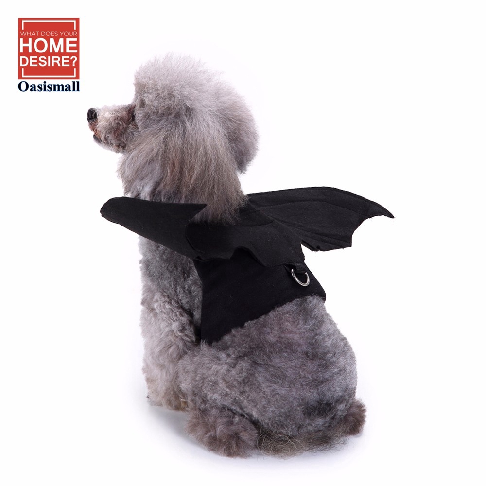 Oasis Pet Dog Halloween Bat Costumes Harness Puppy Dress Up Bat Wing Jacket For Small Dog Cat Shopee Malaysia