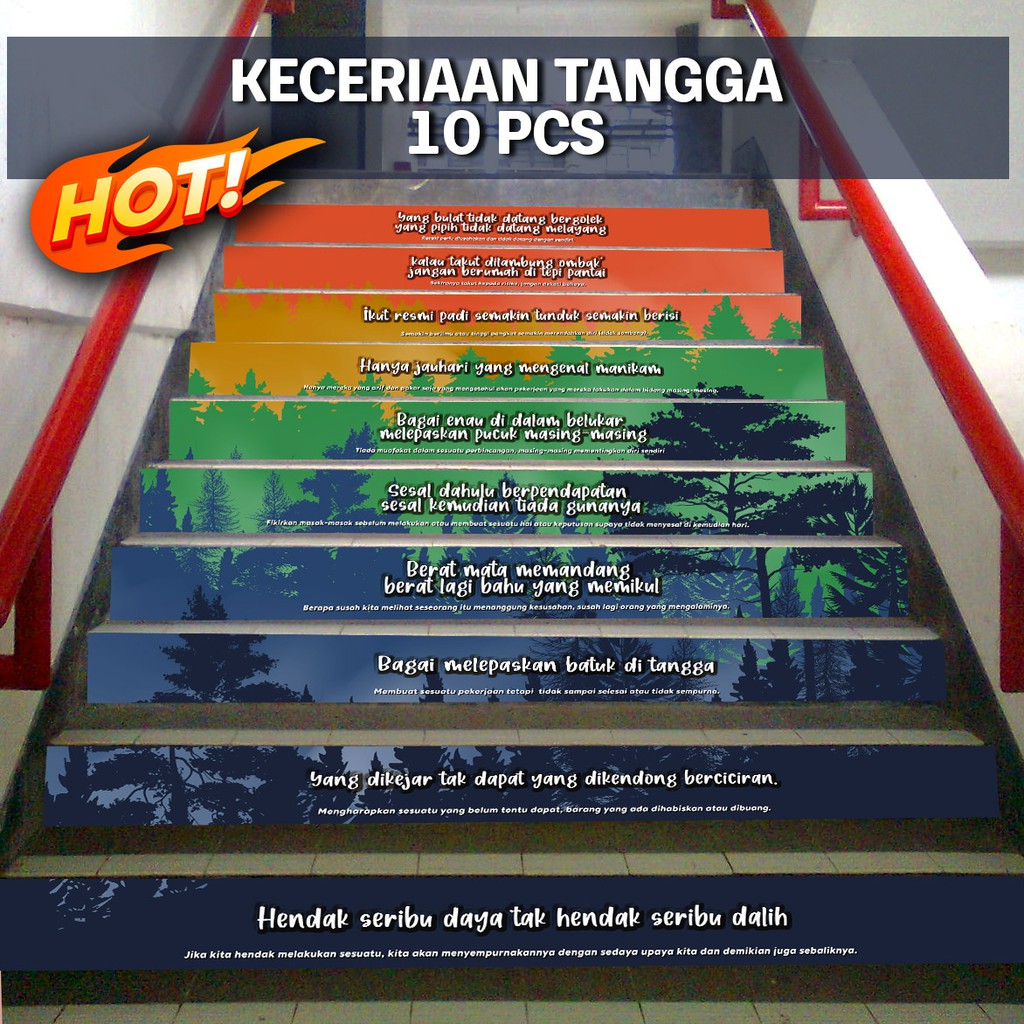 Soalan latihan bahasa melayu tingkatan 2; Banner Keceriaan Tangga Sekolah Peribahasa Melayu 10 Pcs 6 Inci X 60 Inci Tgg Shopee Malaysia