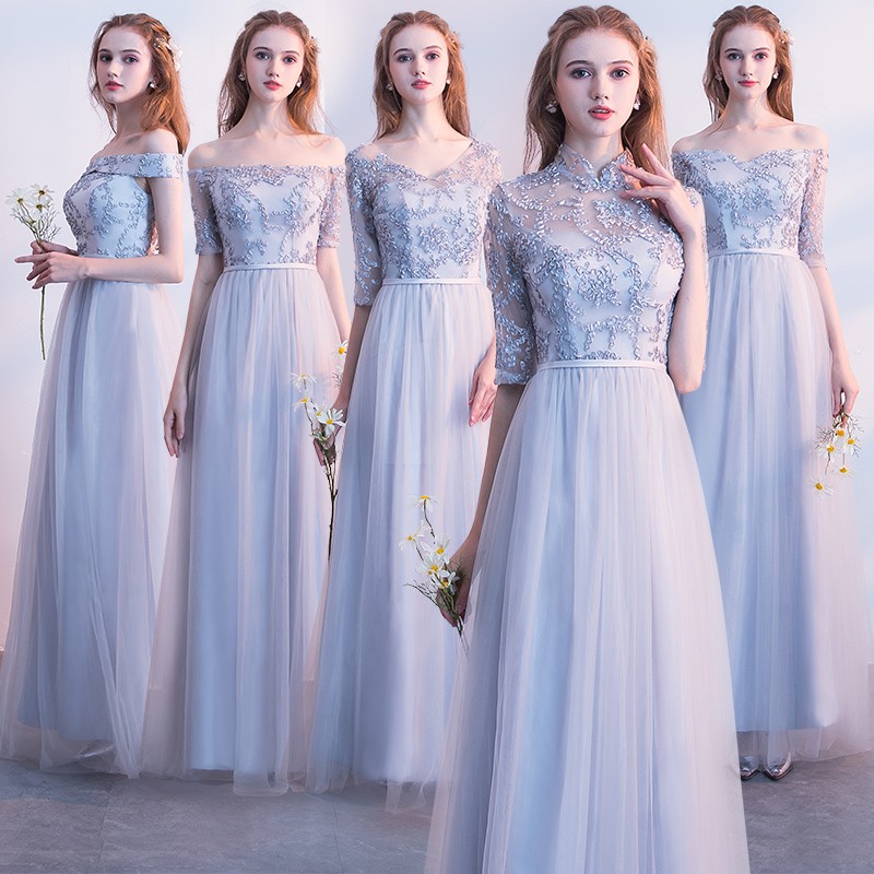 Female Dinner Dress Korean Version Middle Sleeve Summer Graduation Shopee Malaysia