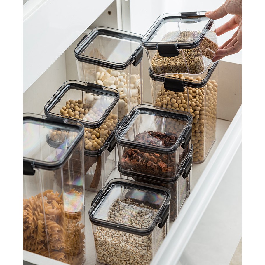 mDesign Airtight Food Storage Container with Lid for ...