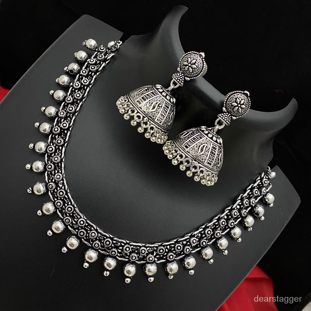 Betriebe mit anbauflächen von schnittblumen und zierpflanzen zum schnitt im . Kfqj Designer Premium German Silver Choker Necklace Set With Earrings Design A Shopee Malaysia