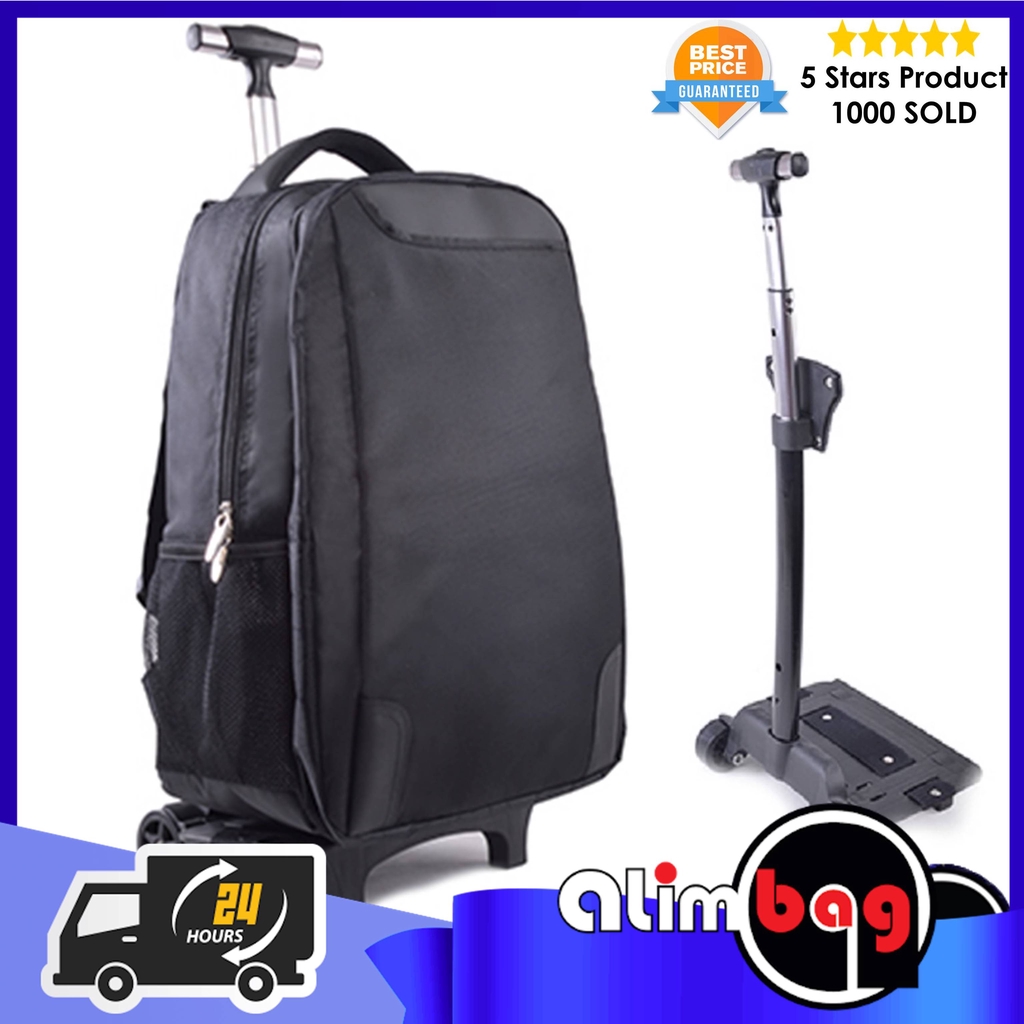 Gadtech Detachable Trolley Laptop Bag Trolley Travel Casual Bag Backpack Lb400 Shopee Malaysia