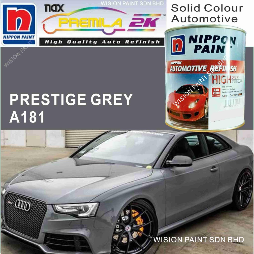buy car paint prestige grey a181 1l nippon automotive refinish paint car care exterior car paint automotive seetracker malaysia on nardo grey car spray paint
