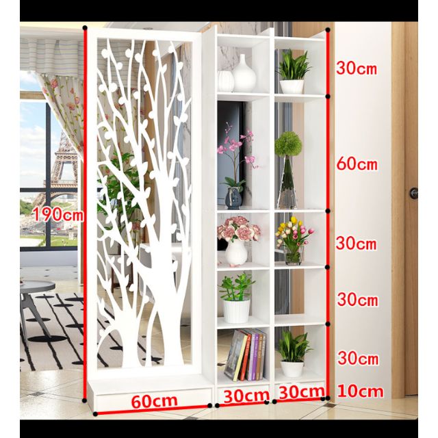 Simple Divider Cabinet Living Room Shopee Malaysia