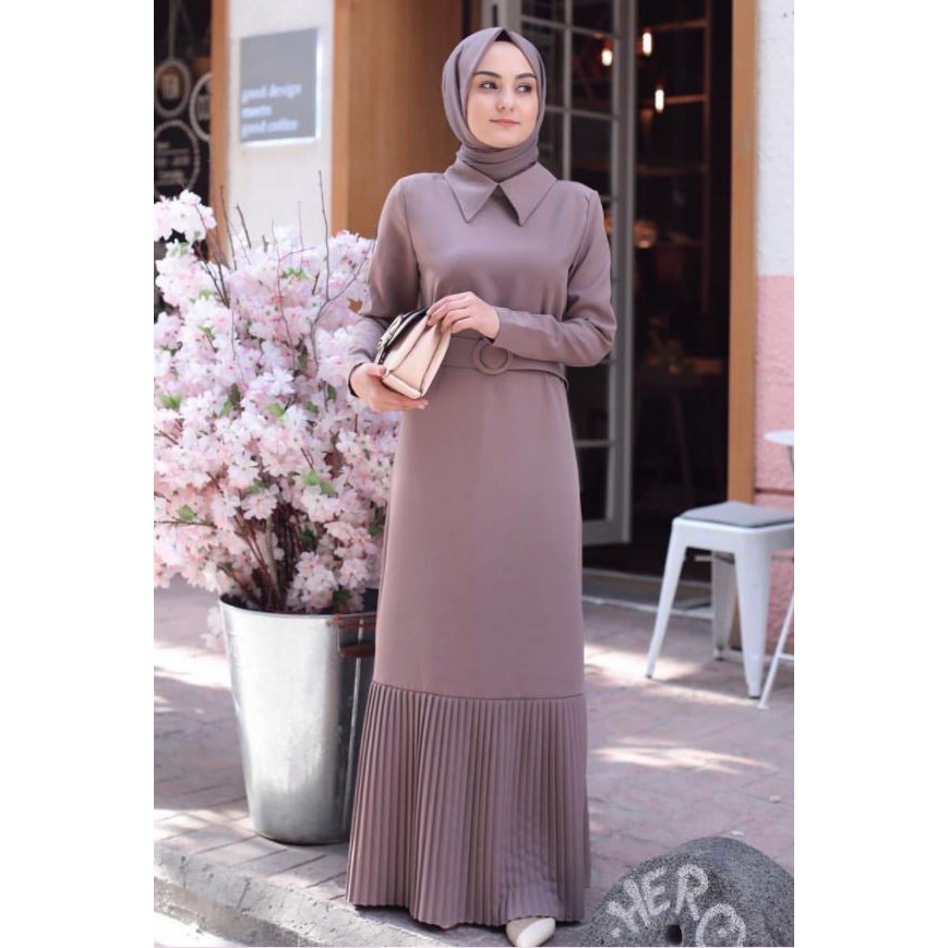 Muslimah Premium Maxi Dress Dinner Maxi Dress Long Sleeve Dress Plus Size Elegant Maxi Dress Mlr324 Shopee Malaysia
