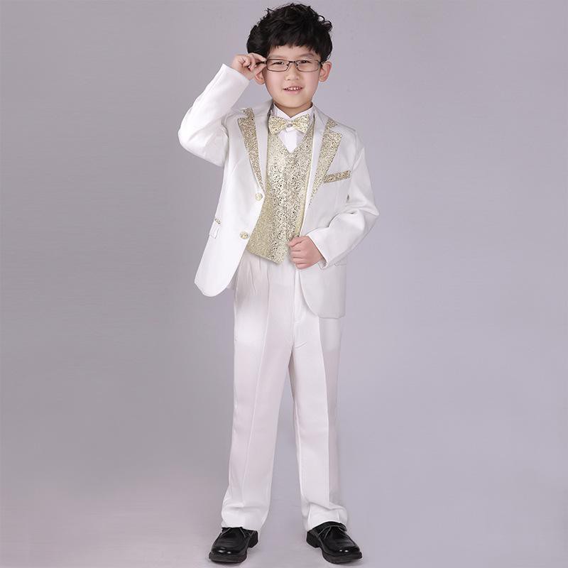 5pcs Sets Coat Pants Ties Vests Shirts Boys Suits Weddings Kids Prom Suits Wedding Suits Boys Children Clothes Set Boy F Shopee Malaysia