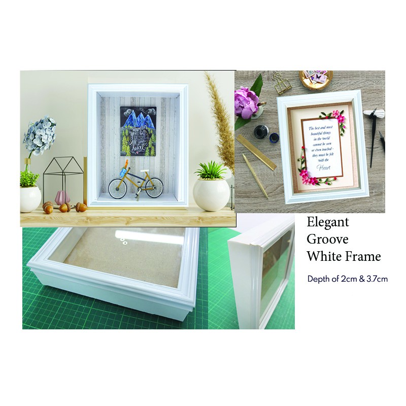 Check out our 3d frame selection for the very best in unique or custom, handmade pieces from our home decor shops. Buy Mini Box Frames White Series 3d Lego Quilling Seetracker Malaysia