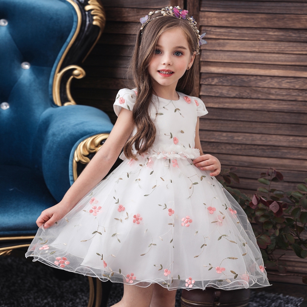New Born Baby Dress Girls Dress Wedding Dress For Girl Kids Party Flower Dress Baby Dress Summer Clothing Shopee Malaysia