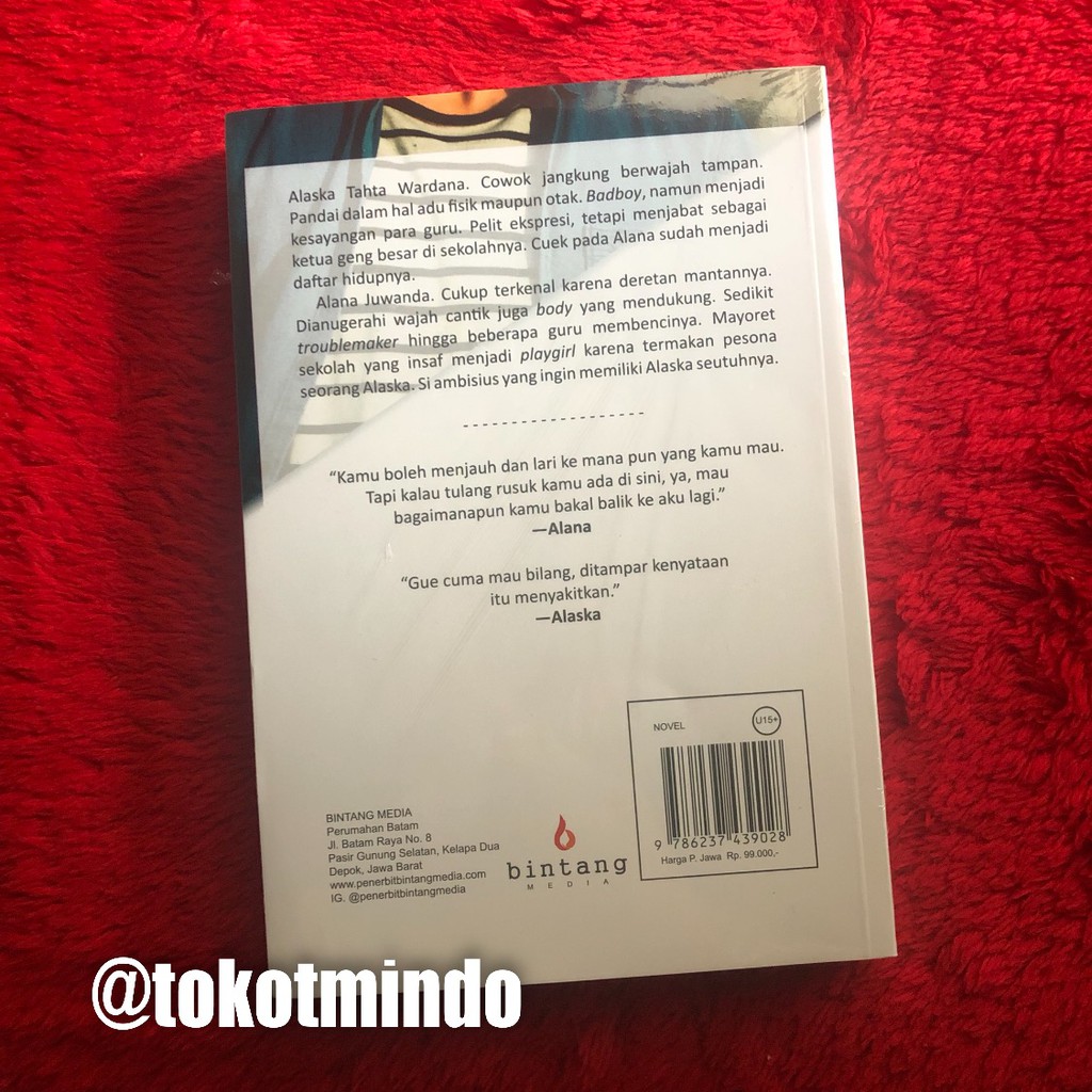 Much awaits miles at culver creek, including alaska young. Alaska Novel Nisaafatm Shopee Malaysia