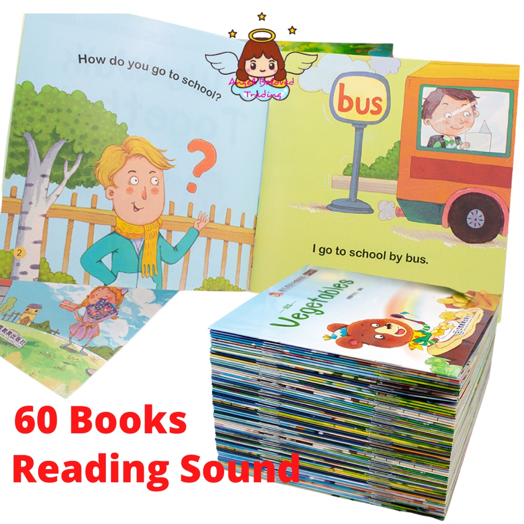 | ✓free shipping ✓lowest price ✓hot . English Story Books 60 Books English With Reading Sound Qr Code Children Kids Buku Cerita Kanak Bedtime Story Shopee Malaysia