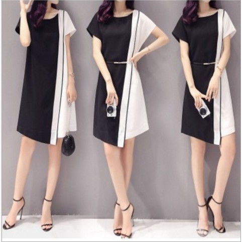 Women Plus Size Dresses Evening Party Beach Mini Dress Dinner Dress Shopee Malaysia